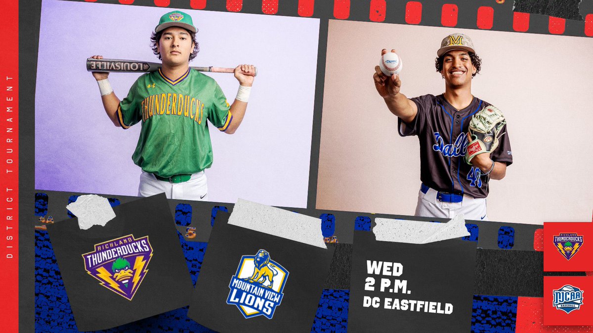 DallasAthConf's tweet photo. NJCAA DIII South Central District Tournament 

⚾️ @DucksBsb (24-28-1) vs.  @DCMVBaseball (20-30) 
🕑 2 p.m. 
📺 DAC Sports Network 
🔗 https://t.co/y1SR7h0ycj
🏟️ Dallas College Eastfield 

#NJCAABaseball | #DACBaseball | #DACSportsNetwork https://t.co/rCIZoTgGR3
