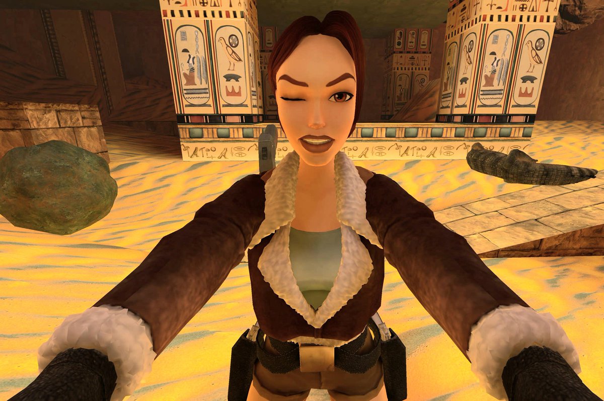gsricGG's tweet photo. Algunas fotitos que hice cuando jugaba al Tomb Raider 1 Remastered https://t.co/DkcxjVZONH