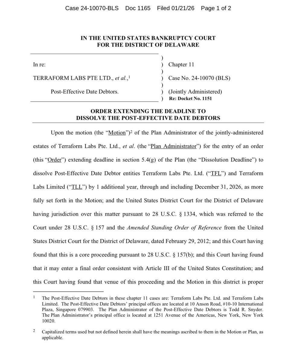 Noas_Dad's tweet photo. This is the year $LUNC is going to send to the moon! 🌔 

As per the United States District Courts it will happen on or before 12-31-2026

This is why the exchanges are starting to re-list and market $LUNC. They are building up momentum and understand that LUNC is about to bring the retail investor in.

I’m sure the exchanges already received word as to when. But we’ll know we’re getting closer as exchanges start re-listing LUNC  

Christmas might come early for the LUNC holders 🎅🧑‍🎄🎄. Possibly during the June - September (3rd or 4th quarter).

This is the signal to start accumulating 🙏

👇👇👇