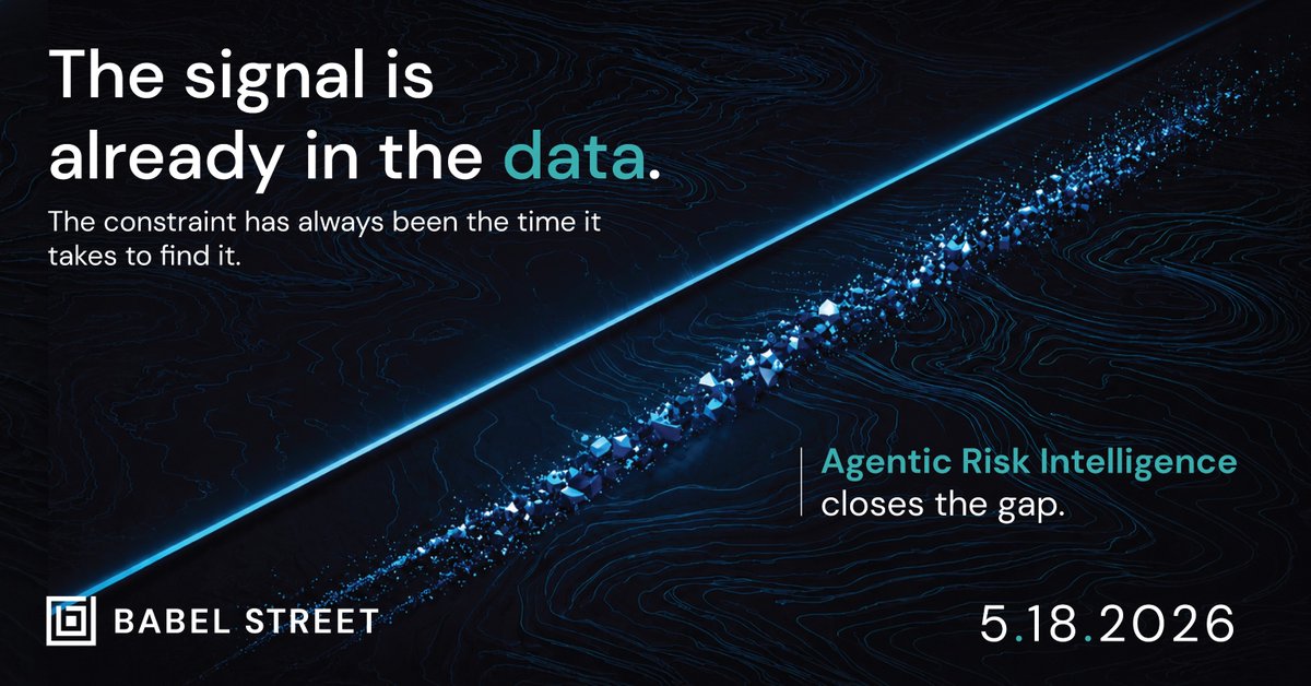 Babel Street tweet media