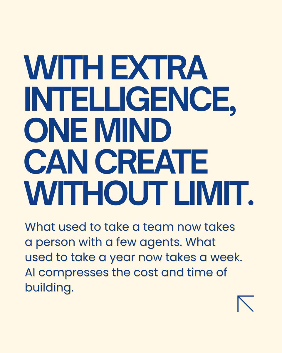 TheGLleaders's tweet photo. Social media made visibility cheap. AI is doing the same for production. What used to need a team, one person can do. What used to take a year, a week.

For us in TGLC, the call is direct. Every leader and entrepreneur has to learn to use this. A few have to learn to build it. https://t.co/WOFij8HSNM
