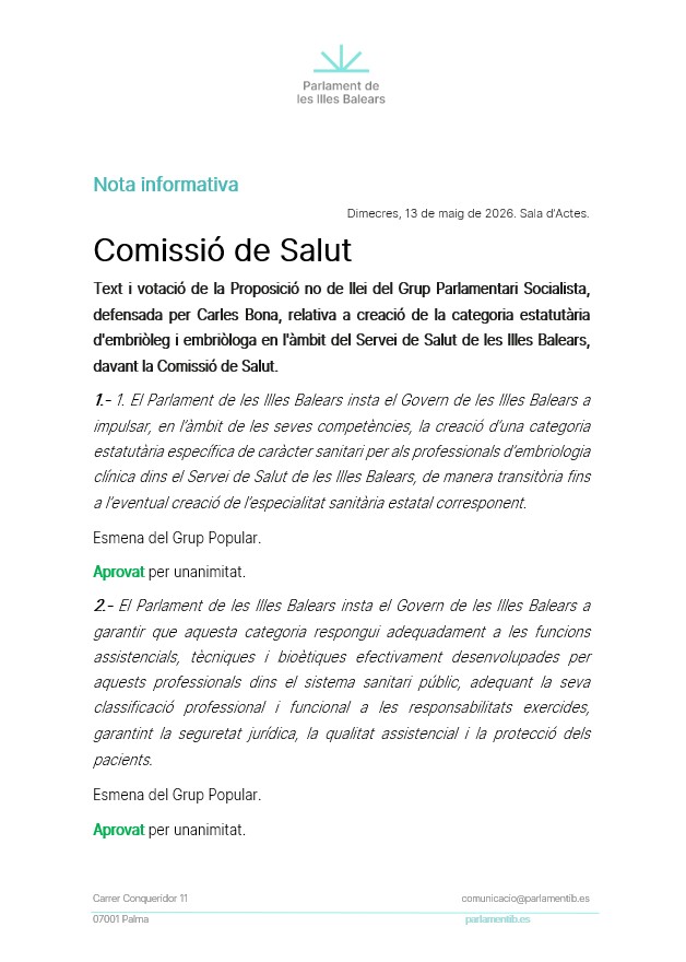 Parlament de les Illes Balears tweet media