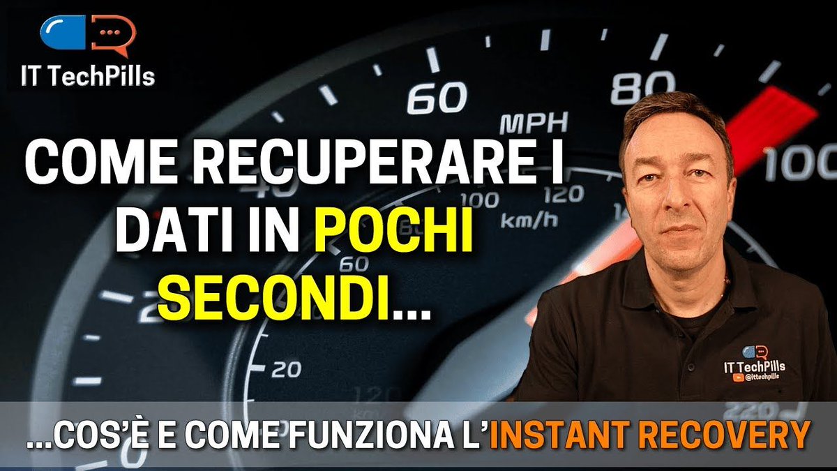 NoLabNoPartY's tweet photo. [ Video ] Cos'è l'Instant Recovery e perchè è fondamentale per i tuoi backup
 https://t.co/hvoozrrtgl #InstantRecovery #Backup #DisasterRecovery #Virtualization #ITInfrastructure #SysAdmin https://t.co/T8Grpyfvcq