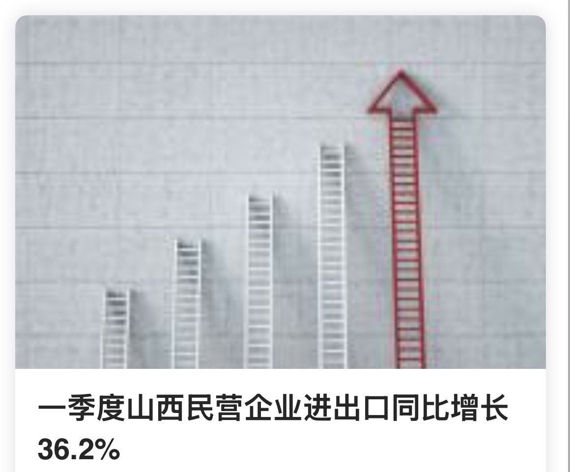 xiaomaogood's tweet photo. 山西一季度民营企业进出口同比增长36.2%，民间投资增长8.2%（高于全国10.4个百分点）；全省实有民营企业117.6万户，占全部企业92.3%；“四新”经济和数字经济民企占比达38.5%和11.6%。 https://t.co/pO5qvWr1iq