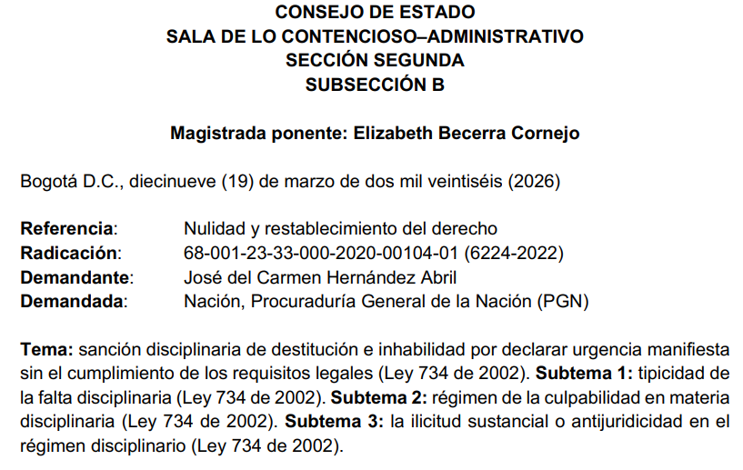 Ioannes1970's tweet photo. Disciplinario.

En ésta sentencia, encontrará todo lo necesario para decirle NO a los alcaldes que declaran la urgencia manifiesta para reparar instalaciones (en este caso sede de la alcaldía) cuando las situaciones no son súbitas o imprevistas. https://t.co/c6jGQ3e4B7