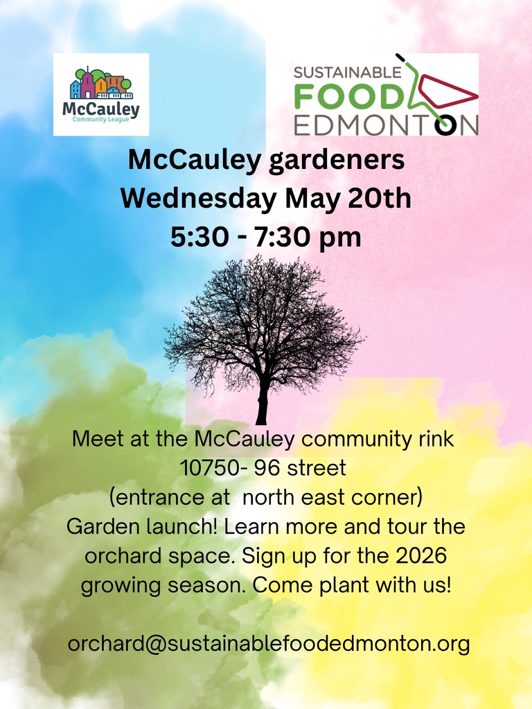 bmcnews's tweet photo. McCauley Gardeners
May 20th
5:30-7:30 p.m.
Meet at the rink: 10750 96 St. #yeg https://t.co/LkNnleehFD