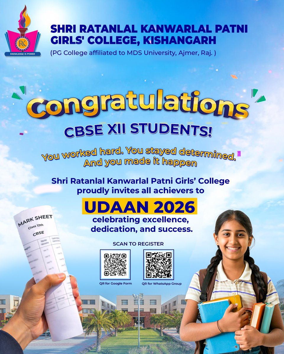 Sri Ratanlal Kanwarlal Patni Girls' College tweet media