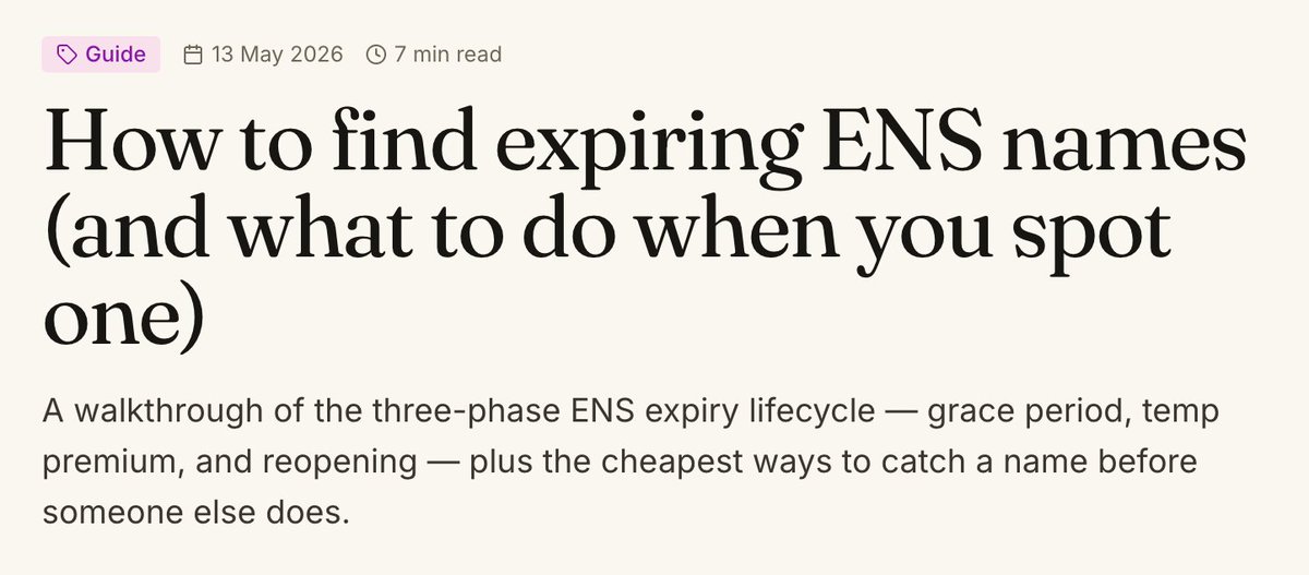 ENS.Tools | ENSTools.eth tweet media