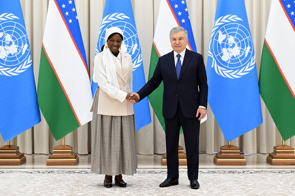 Shavkat Mirziyoyev's Press-service tweet media