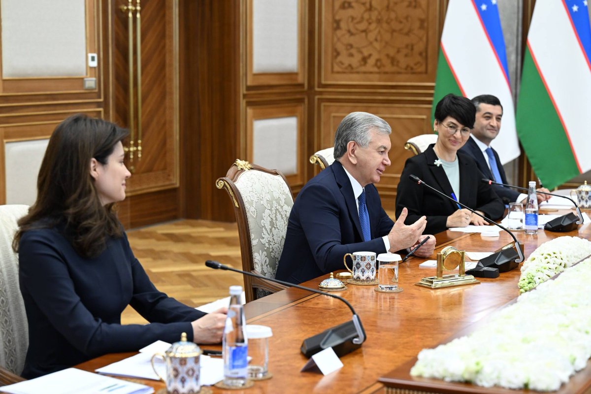 Shavkat Mirziyoyev's Press-service tweet media