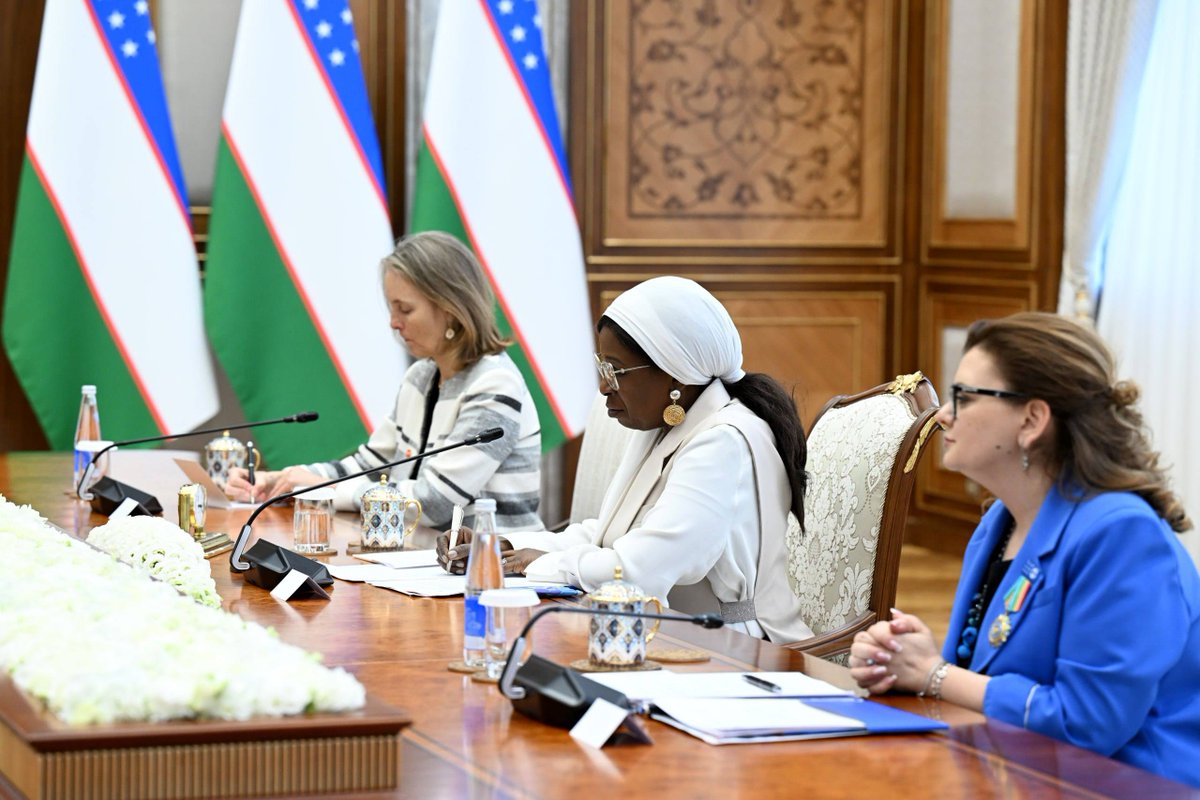 Shavkat Mirziyoyev's Press-service tweet media