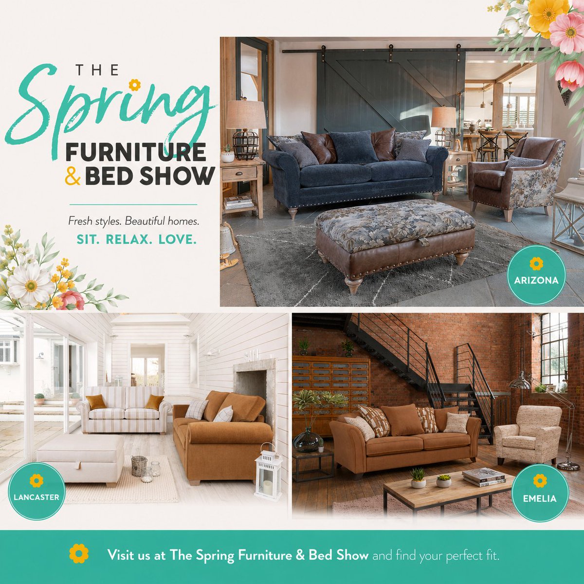 alstonssofas's tweet photo. We can’t wait to show you what we have been working on. 
Join us at the Minerva Spring Furniture and Bed Show to view our inspiring new designs and refreshed looks. 
We are confident you are going to love these collections as much as we do.
See you there. 👍 https://t.co/gMhKOpC6re