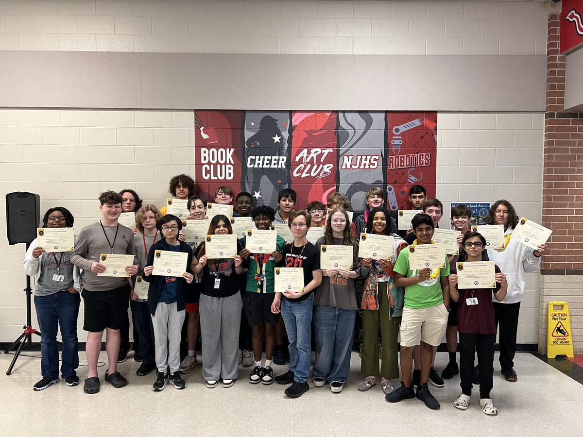 HumbleISD_WMS's tweet photo. Congratulations to these ELITE students for ranking among the Top 3% of 8th grade students in Humble ISD PSAT 8/9. 
#MakeEverySecondCount https://t.co/IlJCNEw5TF