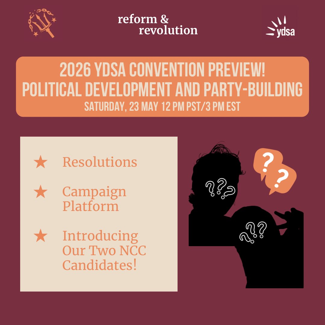 Reform & Revolution DSA tweet media