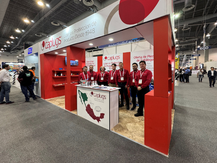 Caplugs's tweet photo. Day 2 at FABTECH Mexico 2026 is underway! Yesterday was a great first day connecting with manufacturers across Latin America. Stop by to meet our engineers, learn about our product protection solutions, and grab a free sample kit! #FABTECHMexico #Manufacturing https://t.co/0TFVa2VFZS