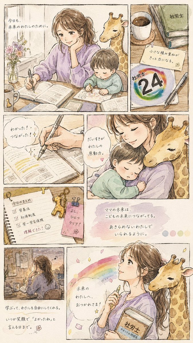キリン🦒ワーママ社労士×AFP tweet media