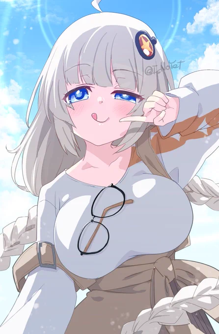 #背景が青い空と白い雲貼ってね見た人もやってねお願い ゆかあか