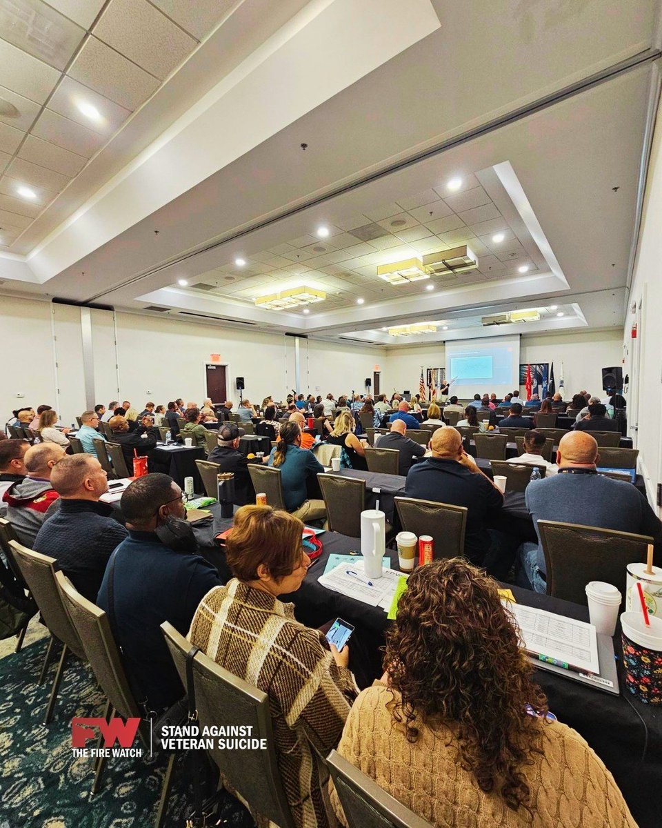 YourTurnToStand's tweet photo. Last week we wrapped up the final Florida Veteran Overwatch Program training in Orlando. 🇺🇸

Thank you to everyone who participated, learned, and stepped up to stand watch for our Veterans. Your commitment to prevention and support is making a difference! https://t.co/EAi80cRtvK