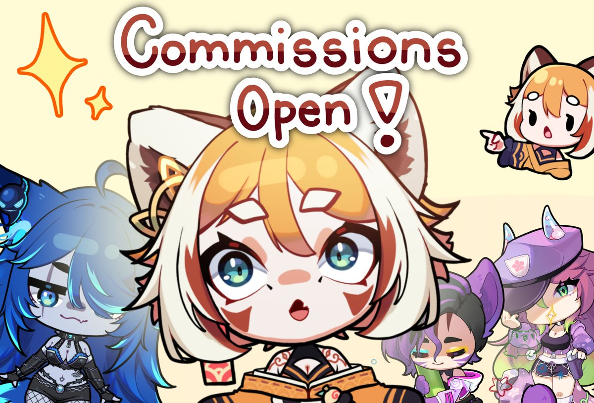 LinaKaizumi's tweet photo. ✨COMMISSIONS OPEN✨

I'll keep open the form until I fill the waitlist, but don't worry if I don't contact you, I'll reopen commissions more often! ^^

Rt and Likes are greatly appreciated!🧡
🔗 Request form link in reply 🔽 https://t.co/nWRHDZ8s66