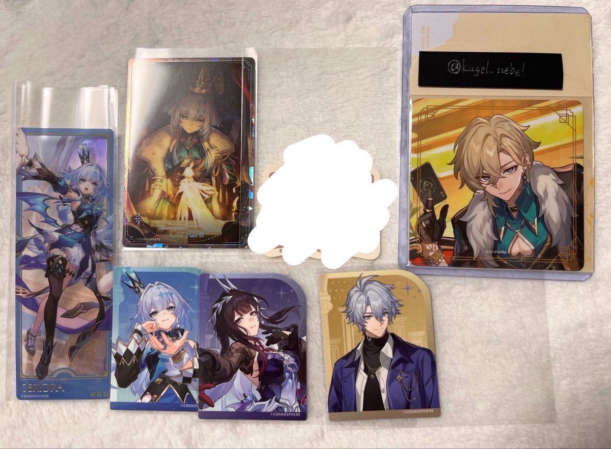 交換】スターレイル スタレ スシロー 特典 ピック カード しおり