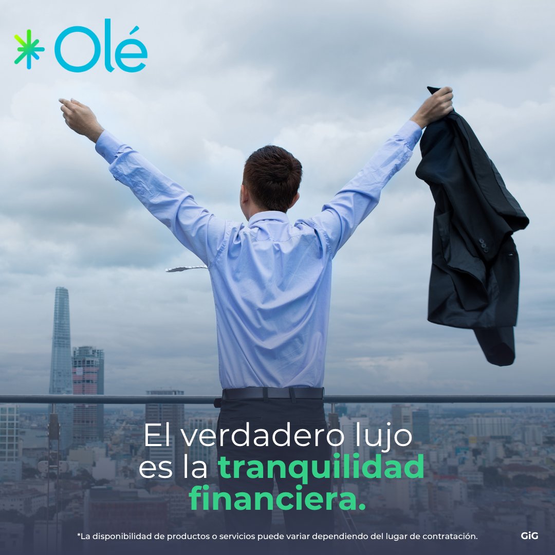 olelife_'s tweet photo. El verdadero lujo no siempre se ve.
A veces se siente como tranquilidad, estabilidad y protección para el futuro.
#OleLife #Inversiones #ProtecciónFinanciera #FinancialPlanning #LifeInsurance https://t.co/4A5M6S2hIj