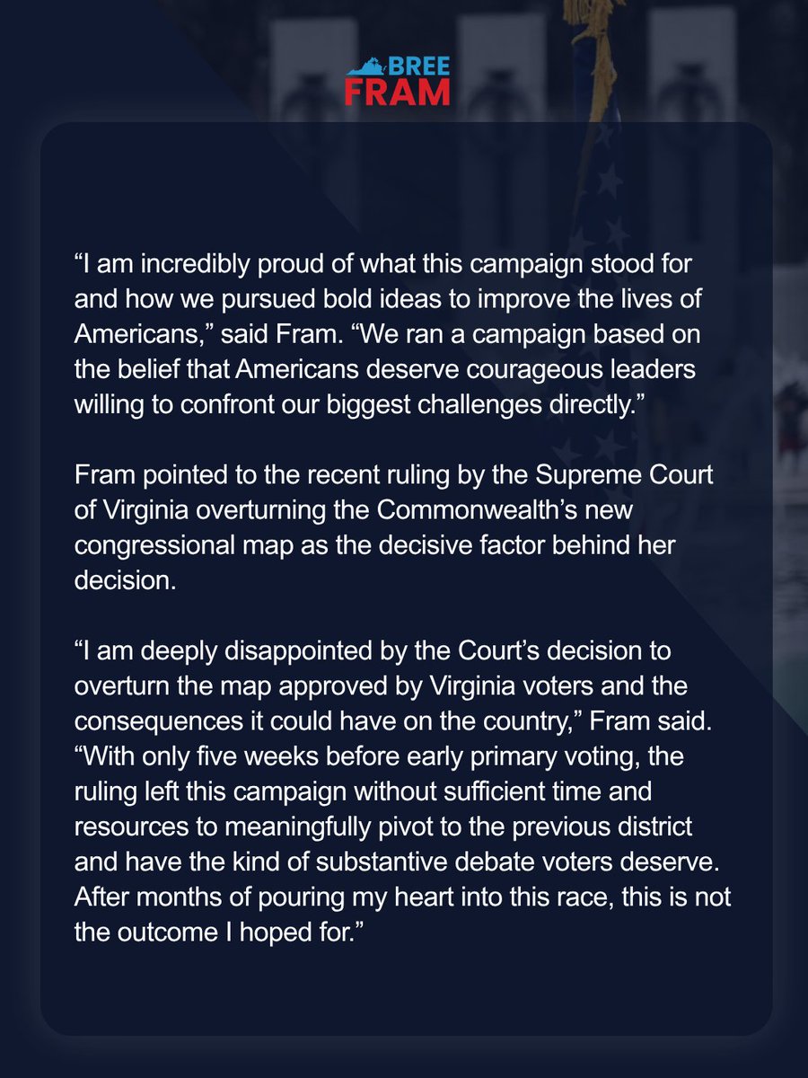 BFram3's tweet photo. “This campaign gave me hope at a moment when it can feel increasingly hard to come by and I’m confident we gave that same feeling to others.” https://t.co/Kd3zTE05Ce