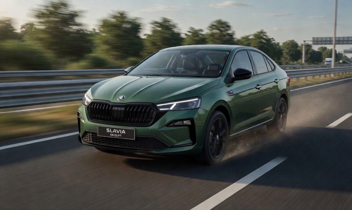 CuriousDriver's tweet photo. @volklub @HondaCarIndia Watch out!
This could be the Slavia facelift 🤞

Front facia inspired from the new Kushaq https://t.co/3Wiw4Mbhcu