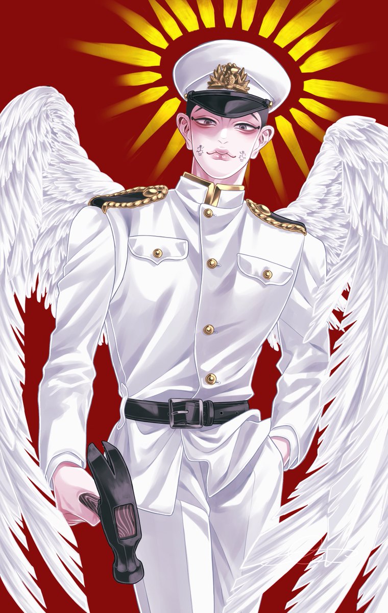 「ゴカムで絵の描き方変えてるけど普段の塗り方で描いたのこの三人だけだしドール作った」|あぅのイラスト