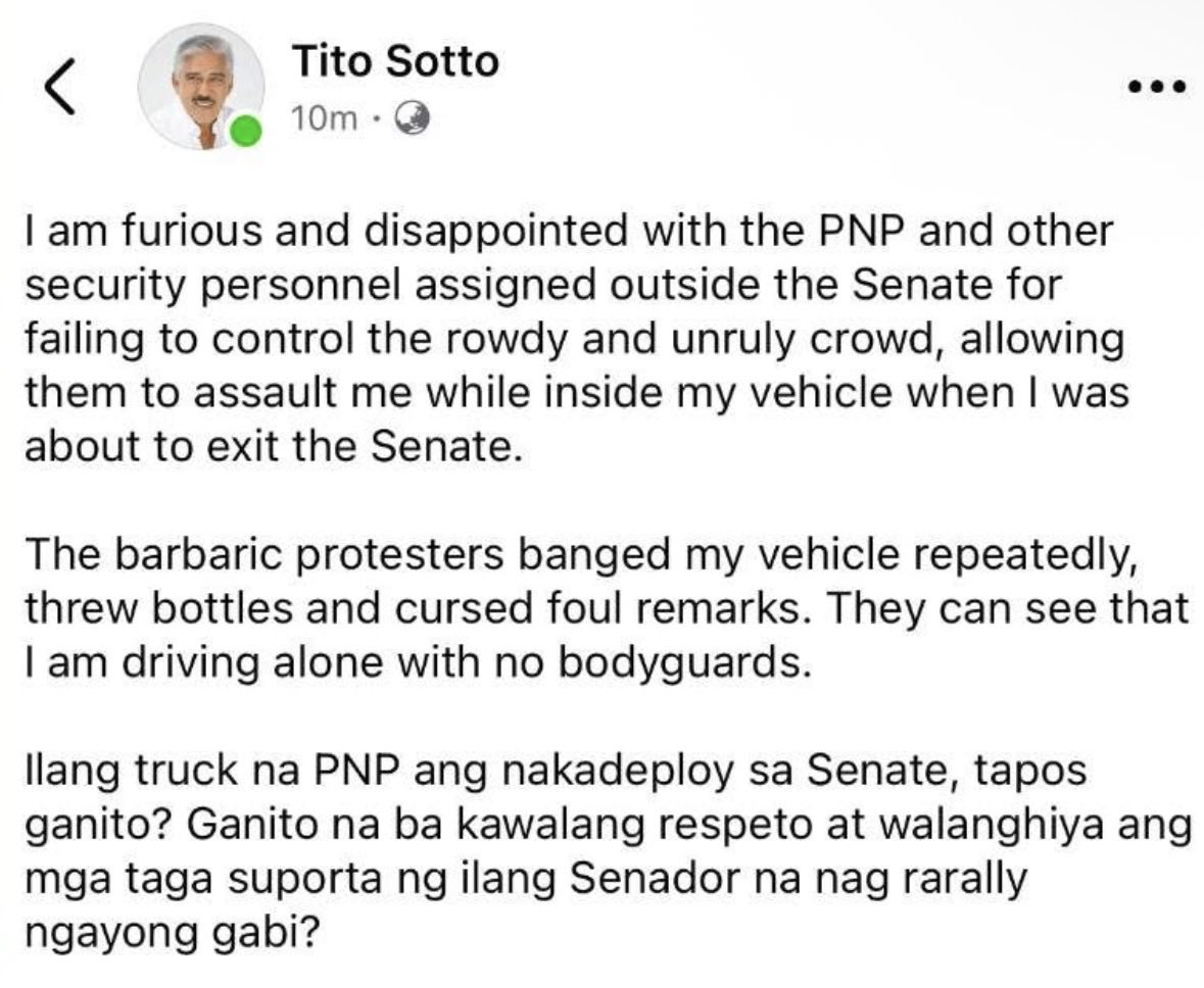 unniemilledy's tweet photo. Deserve mo yan Tuta Sen Pepsicola! Hayop ka! 

#MarcosDictatorship 
#Philippines #Senate #TitoSotto 
#Marcos #Plunderers #Romualdez 
#FloodControlCorruption #Bangag #CorruptionPH #BBMlegacy #MaletaLegacy #BendTheLaw https://t.co/vOsn8oY3Sn