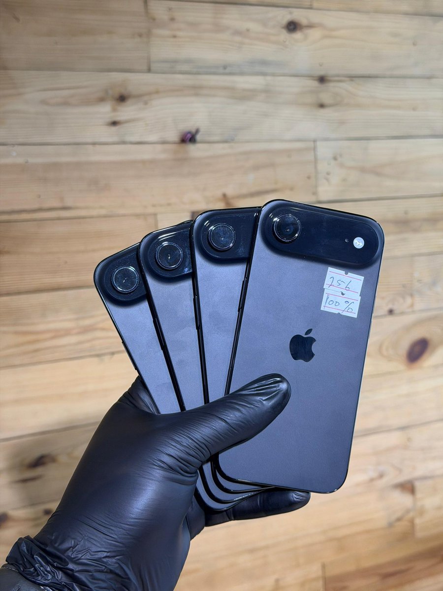 terrificprodigy's tweet photo. Pls rt what we sell

Open Box iPhone 17 Pro 512GB
eSIM Unlocked BH100 - ₦1.830m

iPhone 17 Pro Max 512GB eSIM Unlocked
BH99 - ₦1.920m

Non-Active iPhone 17 Pro Max 256GB Verizon Locked - ₦1.270m

🇺🇸 iPhone Air 256GB eSIM Unlocked BH100 - ₦1.245m

Direct WhatsApp: https://t.co/cGnvjEJTT8
VENDOR: @TheGadgetBoy_