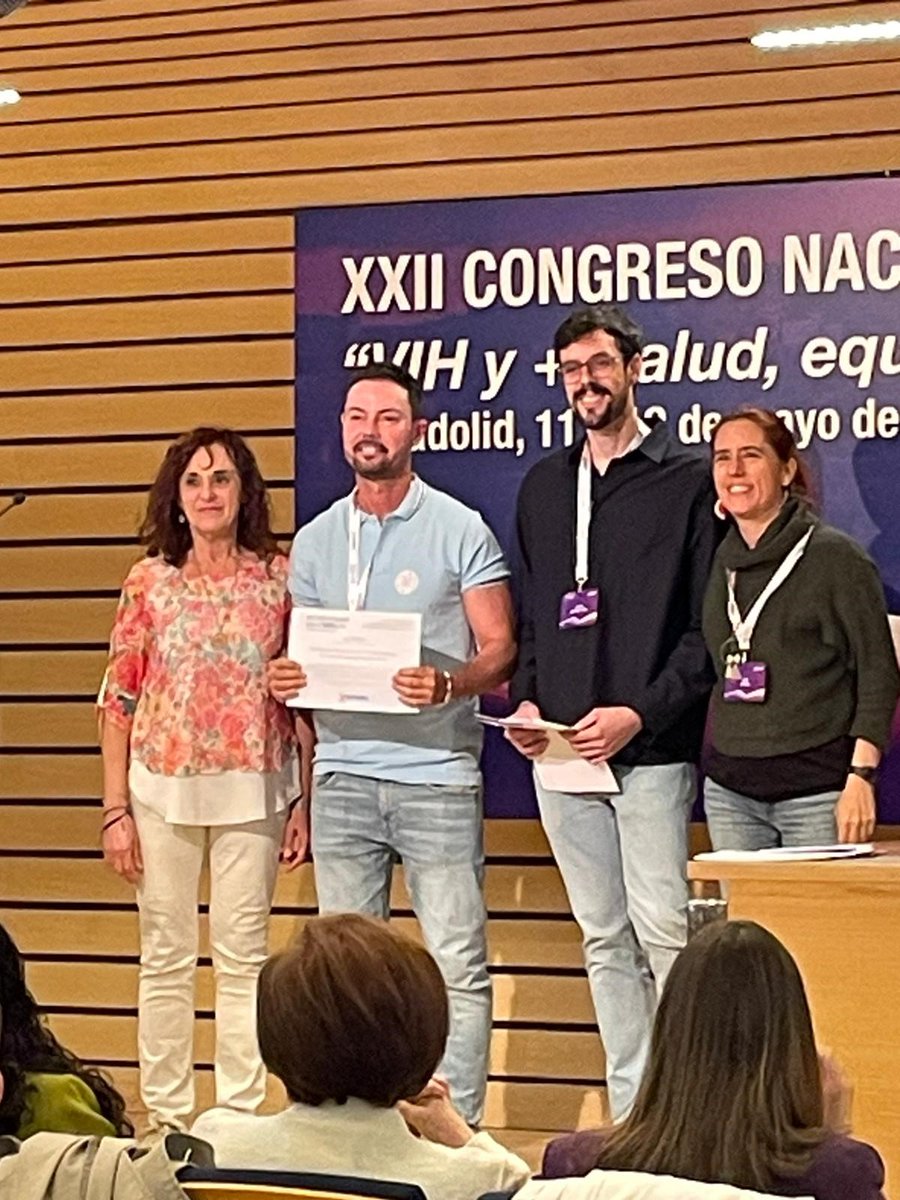 RMdSida's tweet photo. 🥇1er PREMIO VIII Convocatoria @Seisida  a las mejores publicaciones de @RMdSida 2026. 
Pérdida de vinculación con el sistema sanitario de las personas que viven con VIH by Manuel Velez, Beatriz Montero, MA Parro,MD Molina,D Hernández,AM Álvarez @HRamonyCajal https://t.co/jb8eAxyU04