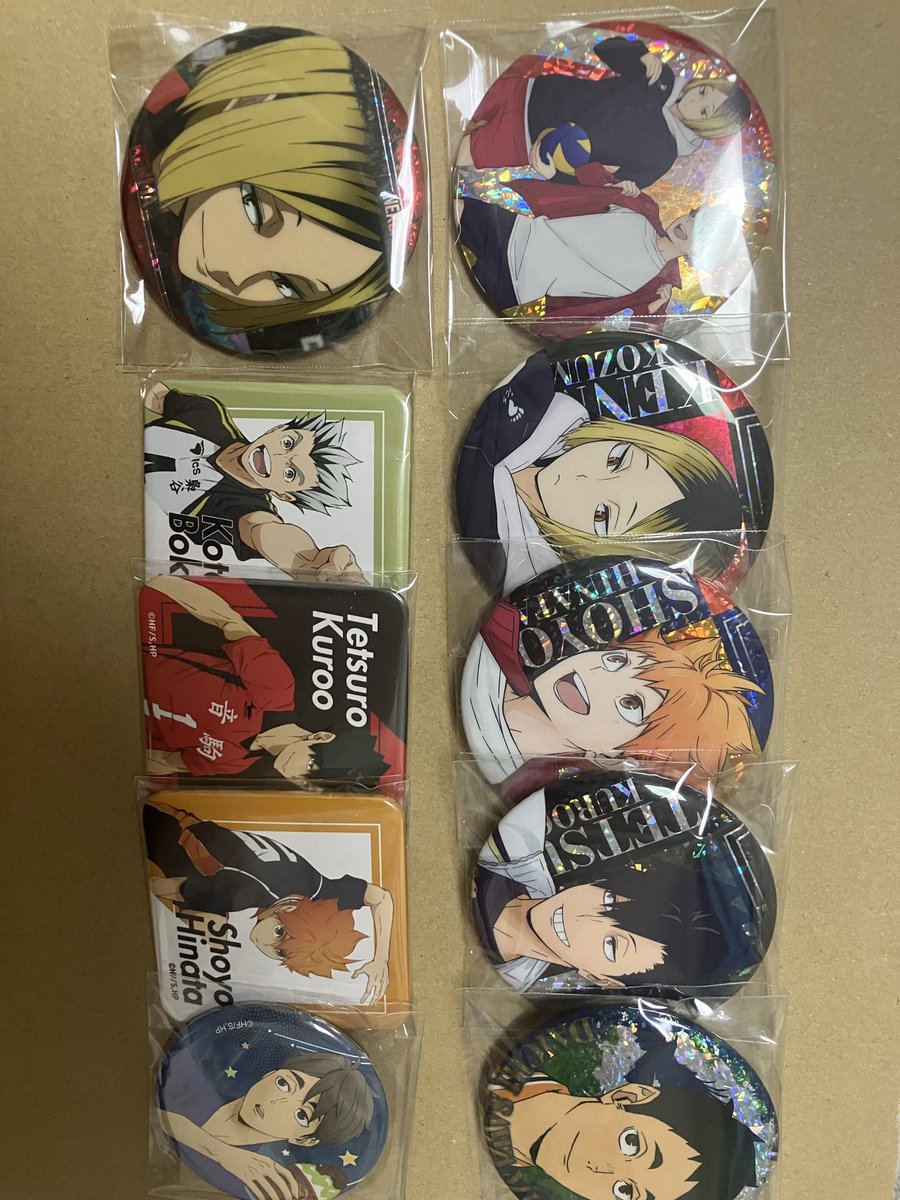 ❤︎迷子グッズ❤︎ ハイキュー 缶バッジ 譲 画素の品 求 100〜250円＋