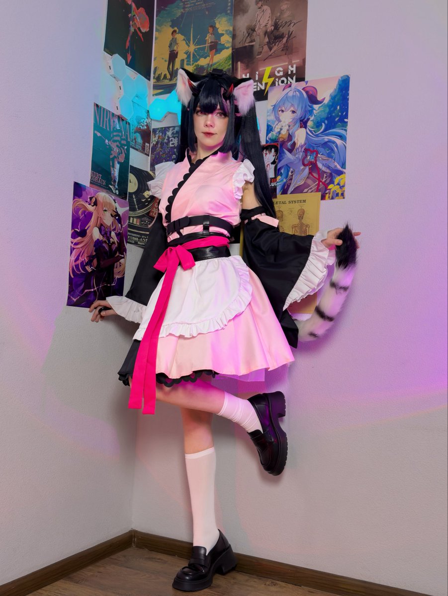 nancosprini's tweet photo. You want my stage? Then earn it🎋

#komazawa #cosplay #cosmicprincesskaguya #catboy #catgirl https://t.co/agEdHXxgVx