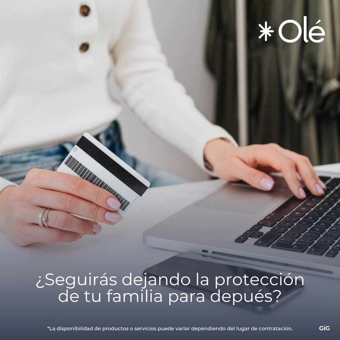 olelife_'s tweet photo. A veces tomamos decisiones de compra en minutos…
pero seguimos posponiendo las que realmente importan.
Con Olé, proteger a tu familia puede ser más simple de lo que imaginas. 💙

#OleLife #SeguroDeVida #ProtecciónFinanciera #LifeInsurance #Familia #FinancialPlanning https://t.co/Q6VoTkJkk6