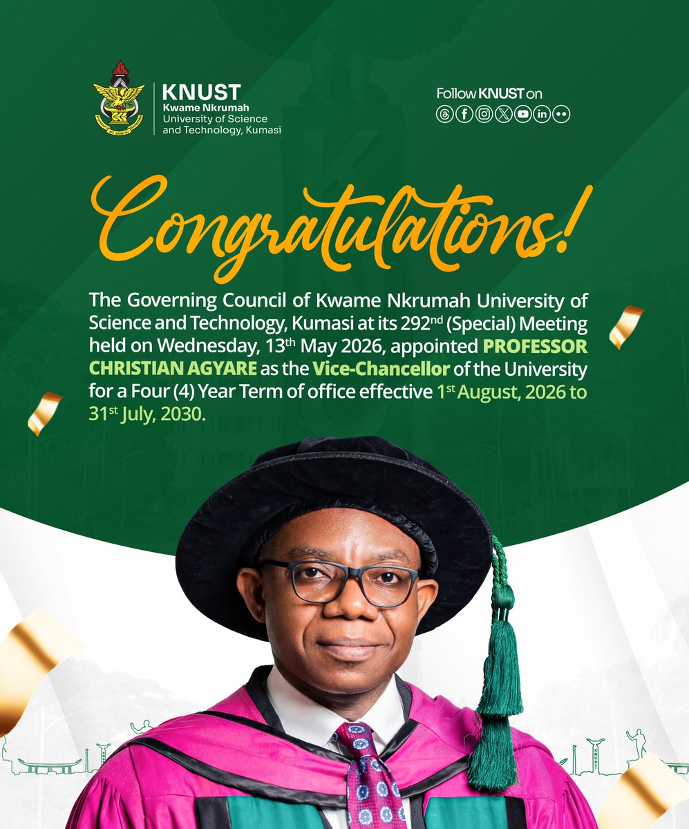 Kwame Nkrumah University of Science and Technology tweet media