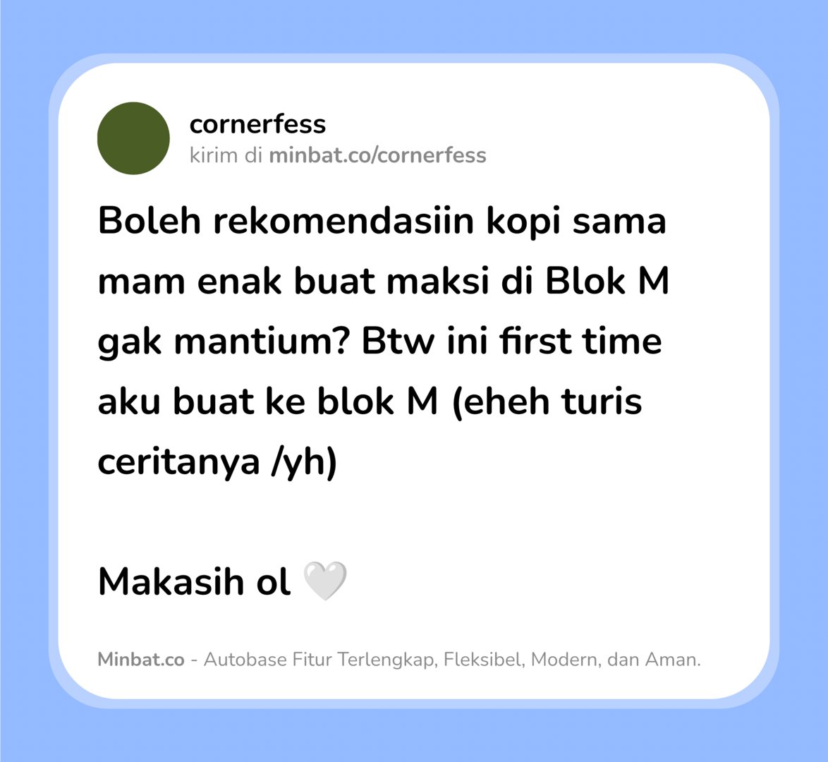 Common Corner | BASE UMUM tweet media