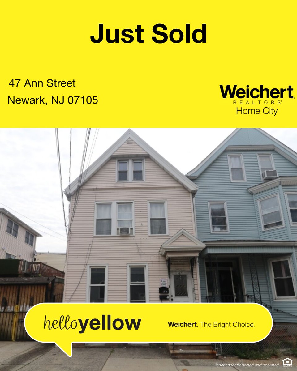 augveris's tweet photo. Just Sold 🔑🏠
📍47 Ann Street Newark, NJ 07105 
💬Looking to Move or Know someone who wants to? 📞Give me a call on (973) 420-5317 https://t.co/PnLUQfIWGk