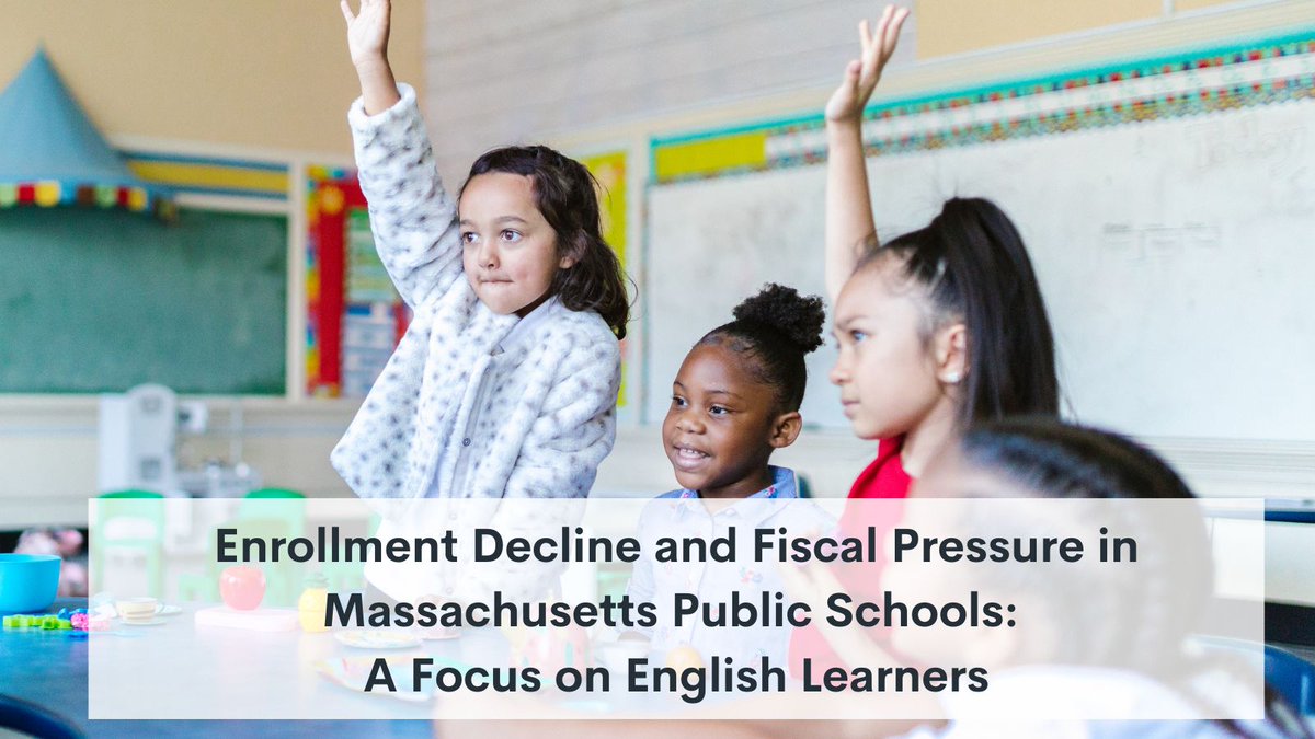 MassBudget's tweet photo. 🚨 Fewer Students, Big Implications🚨 

A new report from Massachusetts Budget and Policy Center’s (MassBudget) Anthony Clough examines how declining student enrollment is affecting school districts across Massachusetts.

#mapoli #decliningenrollment #publiceducation https://t.co/KVlsg80Lgm
