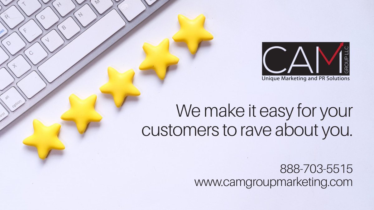 CAM_Group_LLC's tweet photo. Your online reputation affects every new customer decision. AccentuRate by CAM Group helps you generate 5-star reviews, manage listings &amp; build trust — automatically. 

📞 888-703-5515 🔗https://t.co/hOUCJiegrj 

#OnlineReputation #ReviewGeneration https://t.co/CE4LkzDwOO