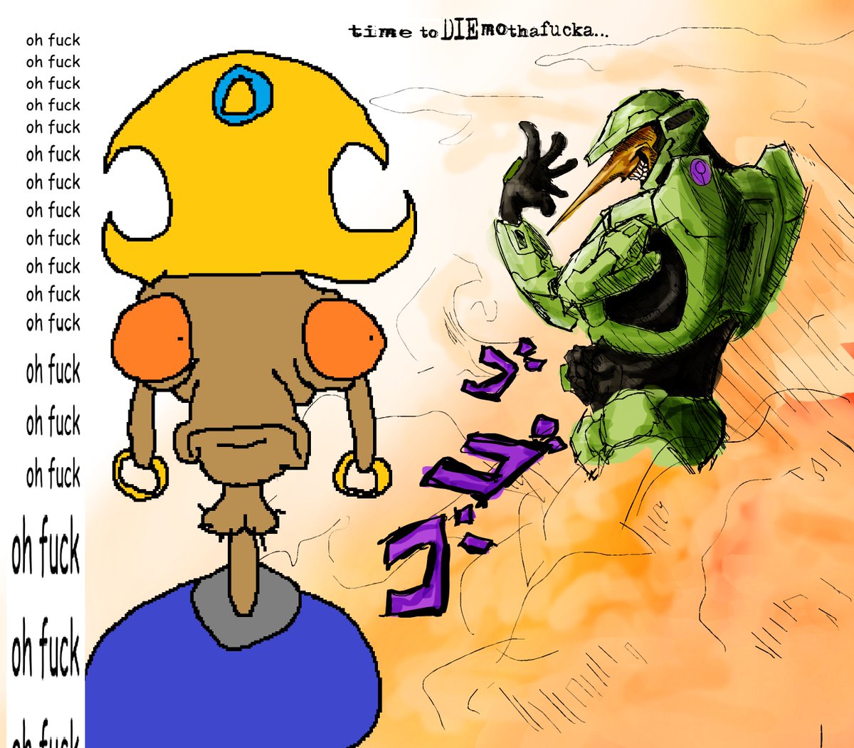 AlexB207Swag's tweet photo. how chief was moving in halo 2

#halo #jojo https://t.co/F6SzaAnntr