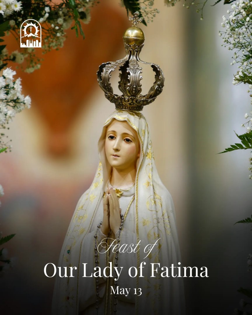 ArchDenver's tweet photo. Today, we celebrate the Feast of Our Lady of Fatima. 🌹

As we honor Our Lady of Fatima, may we pray for peace in our hearts, our communities, and throughout the world.

Our Lady of Fatima, pray for us. https://t.co/tL9ReXNWNn
