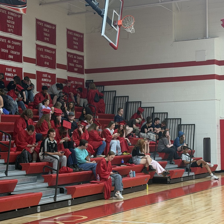 OHSActivities's tweet photo. Graduation Practice is underway for the Class of 2026! #CyclonePride https://t.co/T8tffXy3uC