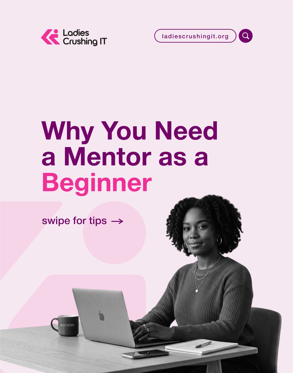 LCIt_'s tweet photo. Your tech journey does not have to be confusing. 💜

Apply for the FREE Ladies Crushing IT Mentorship Program and get:
✨ 1-on-1 mentorship  
✨ Real-life project experience  
✨ Income-ready tech skills  
✨ Guidance from experienced professionals  

1/2 https://t.co/JQ0APtcIjy