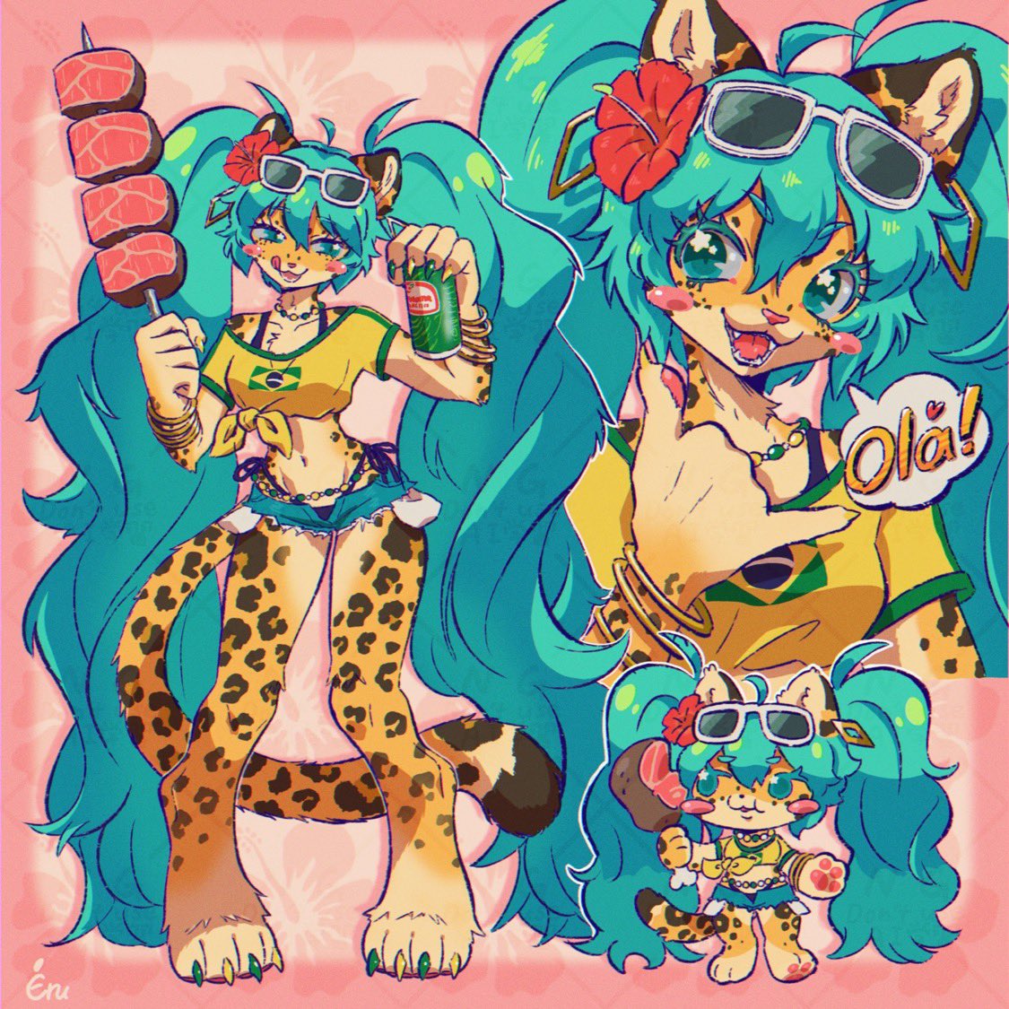 ゑぬ太彦🐾Énuta@Skeb tweet media