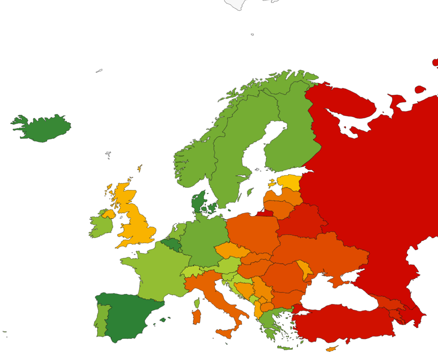 emmevilla's tweet photo. 🌈 Diritti LGBTI.

La Spagna è prima in Europa.
L'Italia è ultima in Europa occidentale, e siamo ai livelli dell'Ungheria.

Nient'altro da aggiungere, purtroppo. https://t.co/5O63Gvae9d