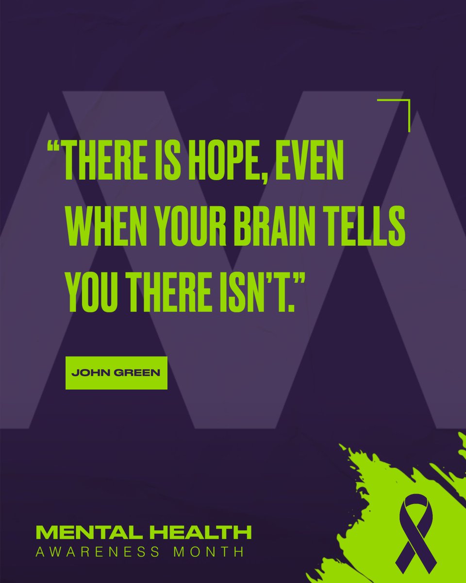 MVCyclones's tweet photo. NEVER give up on hope. #MentalHealthAwarenessMonth #mvcyclones https://t.co/SObECLYpR0