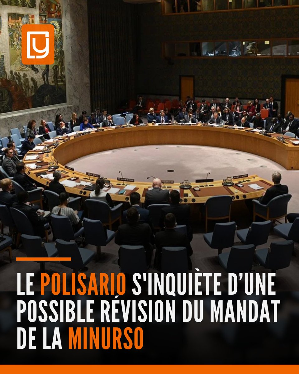 yabiladi_fr's tweet photo. 📍 Le Polisario s’oppose au projet de révision stratégique du mandat de la MINURSO, examiné les 23 et 30 avril par le Conseil de sécurité de l’ONU, conformément à la résolution 2797 adoptée le 31 octobre 2025.
🔗: https://t.co/raFzqSm65c

#Polisario #MINURSO #ONU #Sahara https://t.co/2W0kUzmzuB