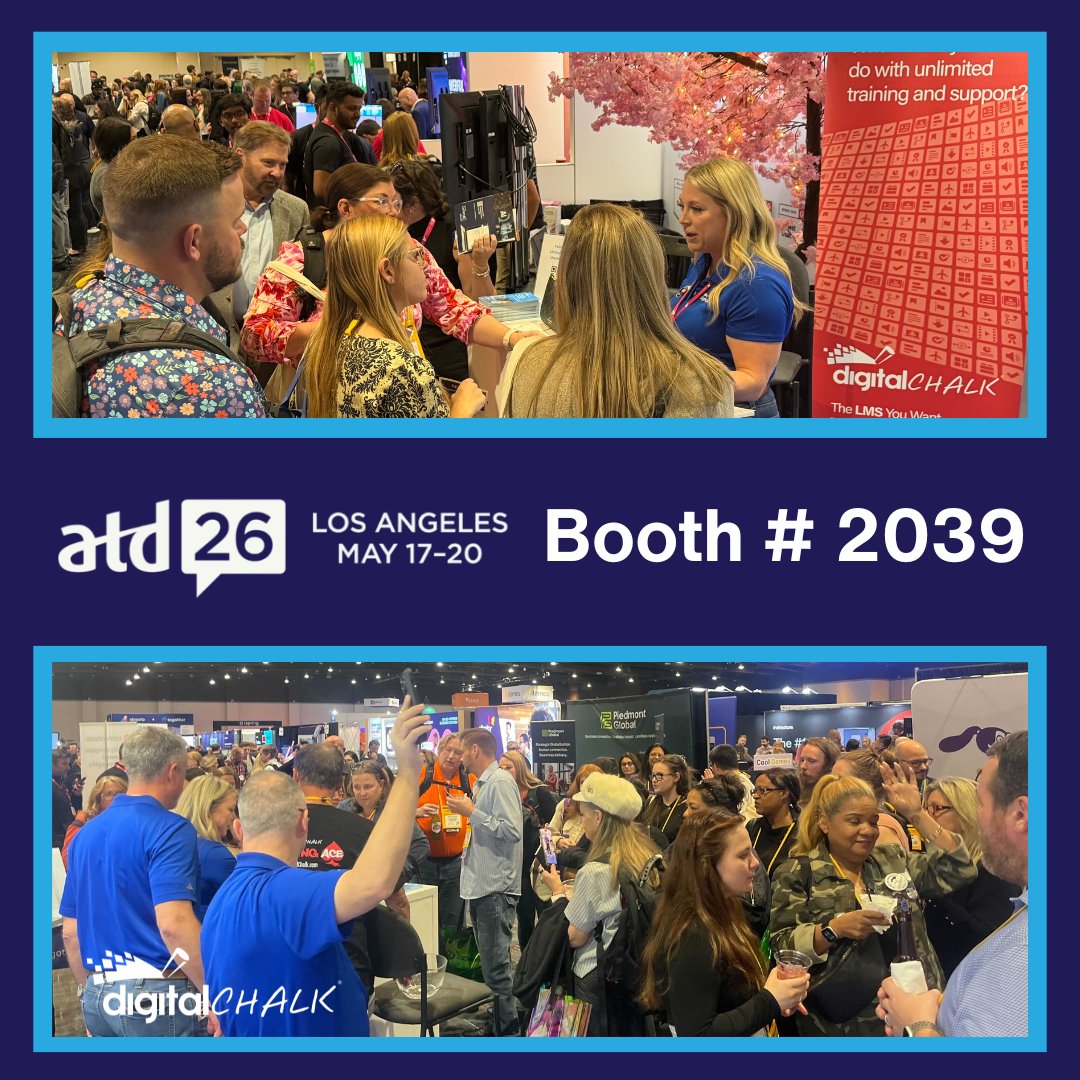 digitalchalk's tweet photo. Something big is coming to Los Angeles. 🌟

Create and deliver training in minutes — not weeks.

No production team. No bottlenecks. Just training that performs.

See us at Booth #2039 at #ATD2026. We'll show you how. https://t.co/9XgU2iSyqa
