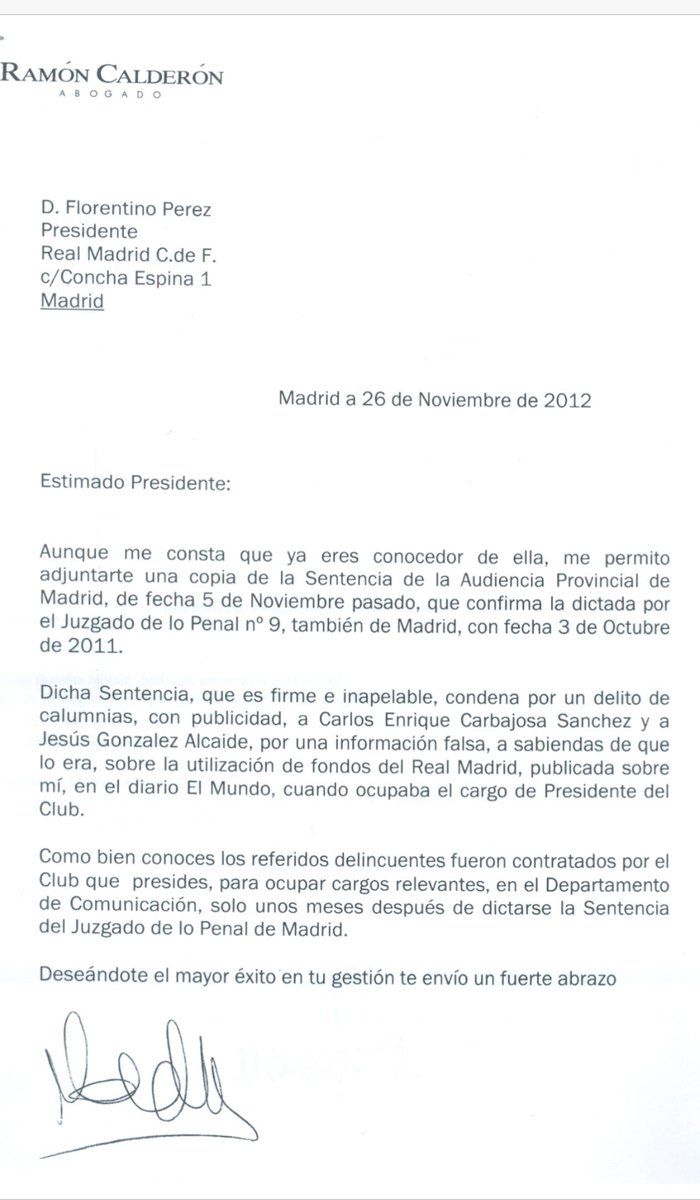 Ramón Calderón tweet media
