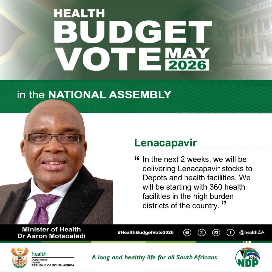 National Department of Health tweet media